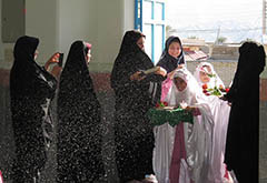 جشن تکلیف در مدرسه دخترانه بوستان بوشکان