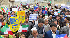 تصاویر/ راهپیمایی سالروز پیروزی شکوهمند انقلاب اسلامی در فاریاب