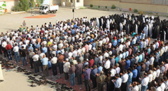 تصاویر / برگزاری نماز عید فطر در فاریاب