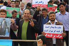 گزارش تصویری/ راهپیمایی ۲۲ بهمن در طلحه