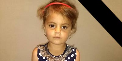 مرگ دختر بچه ۵ ساله براثر تصادف در طلحه + عکس