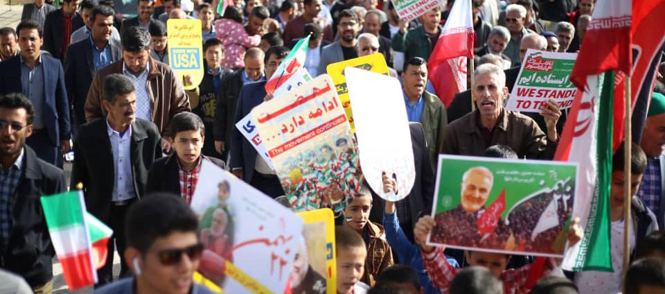 تصاویر/ راهپیمایی باشکوه ۲۲ بهمن در طلحه
